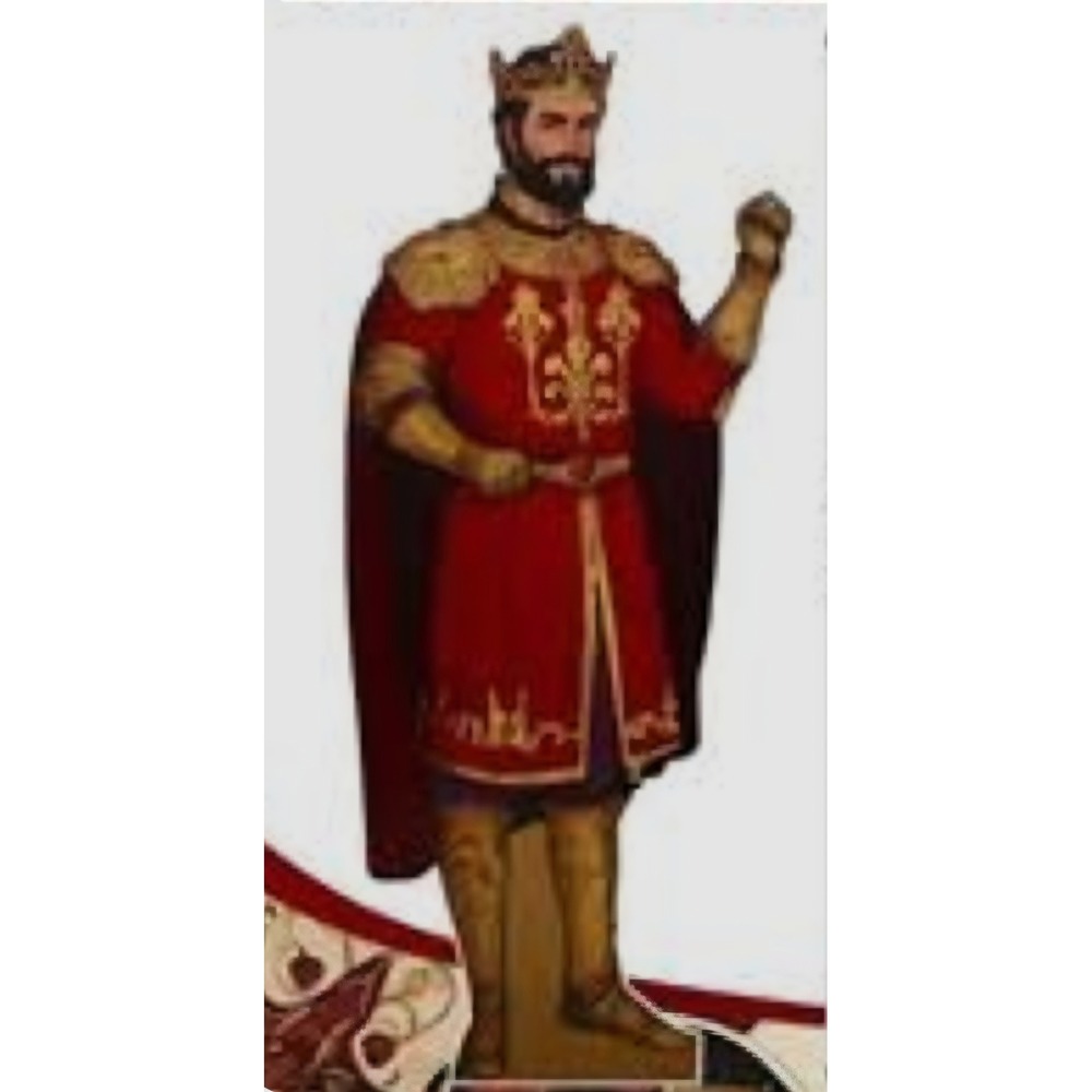 Jetec 6 ft Royal King Cardboard Cutout Standup Medieval Theme Party Prop